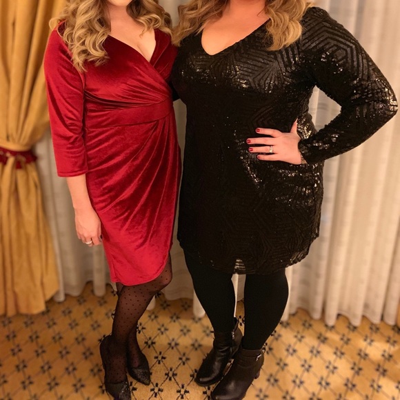 city chic long sleeve dress